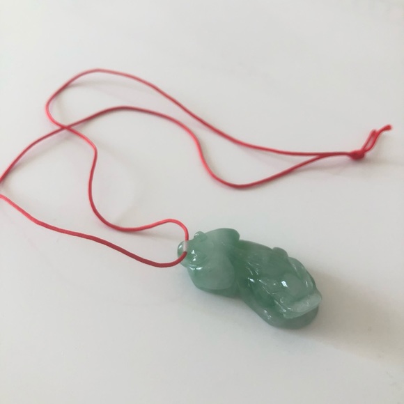 💖 Unique Pixiu Jade Necklace - Picture 4 of 7